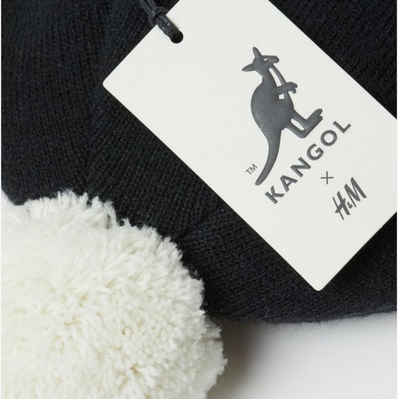 NWT KANGOL x H&M | Pompom Knit Hat - Picture 2 of 4
